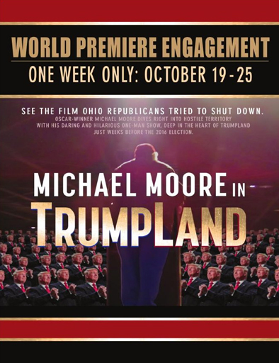Poster de Michael Moore en TrumpLand