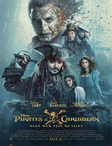 Poster de Piratas del Caribe 5: La venganza de Salazar
