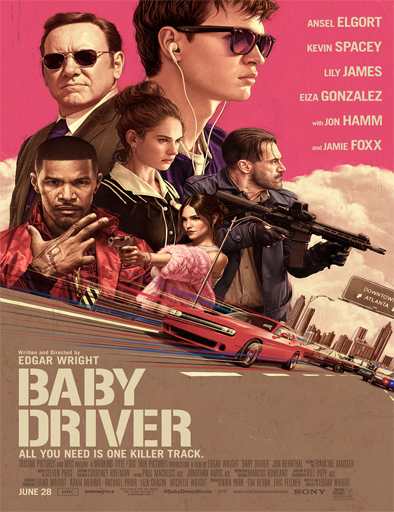 Poster de Baby Driver (El Aprendiz del Crimen)