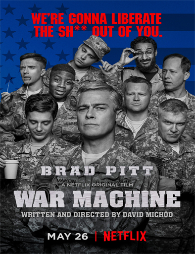 Poster de War Machine (Máquina de guerra)