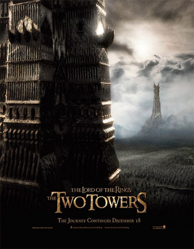 Poster de El señor de los anillos 2: Las dos torres