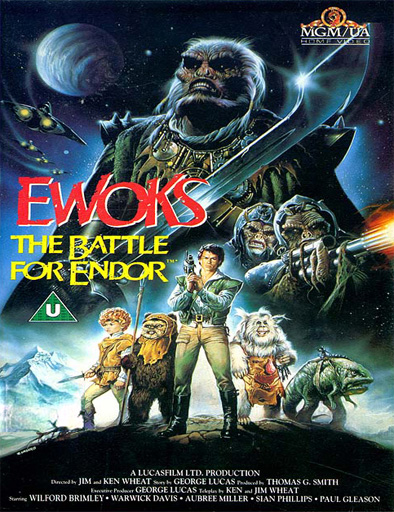 Poster de La batalla del planeta de los Ewoks