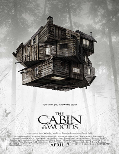 Poster de The Cabin in the Woods (La cabaña del terror)