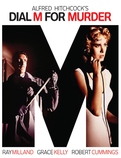 Poster de Dial M for Murder (Con M de Muerte)
