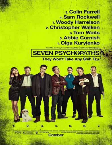 Poster de Siete psicópatas (Seven Psychopaths)