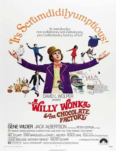 Poster de Willy Wonka y la fábrica de chocolate