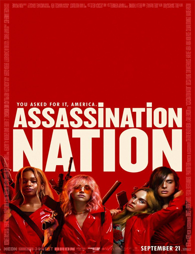 Poster de Assassination Nation (Nación asesina)