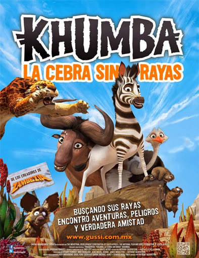 Poster de Khumba, la cebra sin rayas