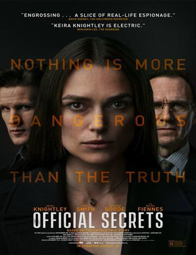 Poster de Official Secrets (Secretos de estado)