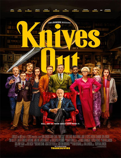Poster de Knives Out (Entre navajas y secretos)