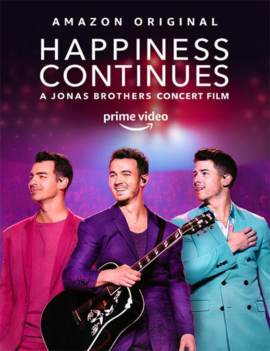 Poster de La felicidad continúa: una película concierto de los Jonas Brothers