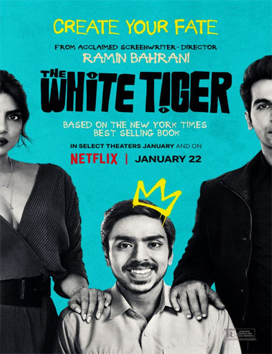 Poster de The White Tiger (Tigre blanco)