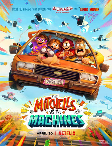 Poster de The Mitchells vs. the Machines (La familia Mitchell vs. las máquinas)