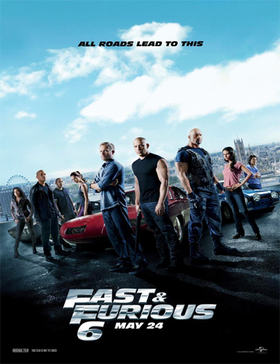Poster de Fast and Furious 6 (Rápidos y furiosos 6)