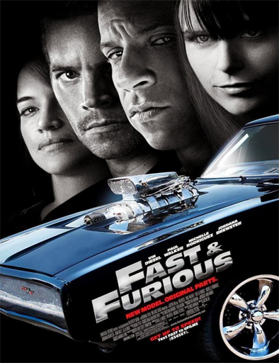 Poster de Fast and Furious 4 (Rápidos y furiosos)