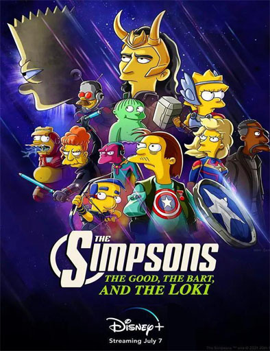 Poster de Los Simpson: El bueno, el Bart y el Loki