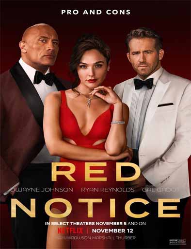 Poster de Red Notice (Alerta roja)